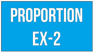 Proportion Example-2: How to find whether the given ratios are in proportion or not?