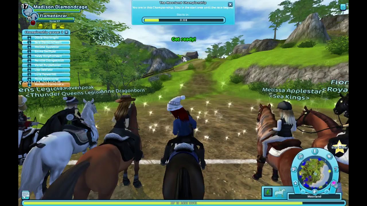 Moorland Champ with my Morgan Flamedancer!