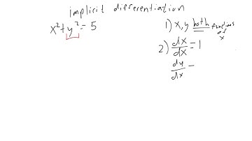 How does implicit differentiation work.  How Can I make it easier?