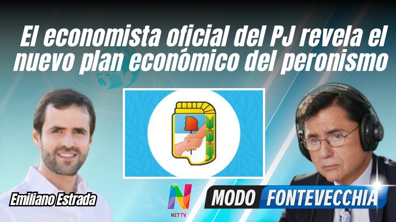 Emiliano Estrada reveló el nuevo plan económico peronista