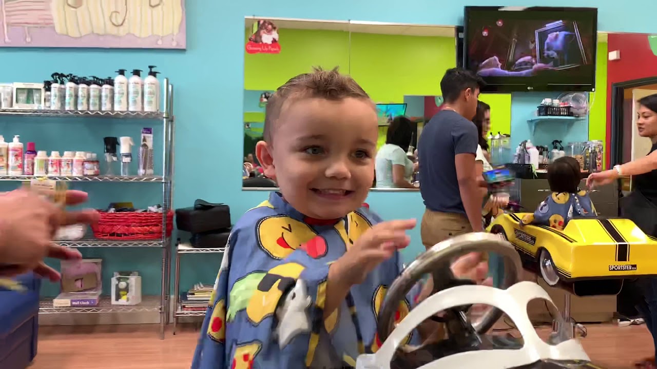 Jacks First Haircut! YouTube