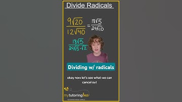How to divide and simplify radical expressions #math #algebra #mathtutor