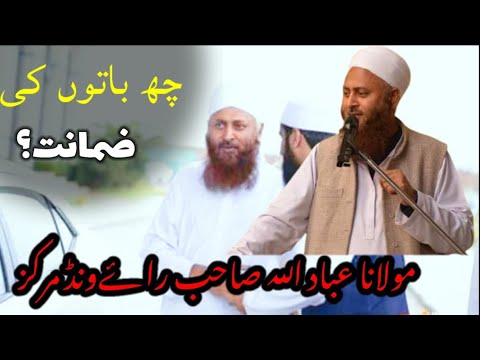 Maulana Ibadullah Sahab Life Changing Bayan Raiwind Markaz چھ باتوں کی ضمانت 2022 