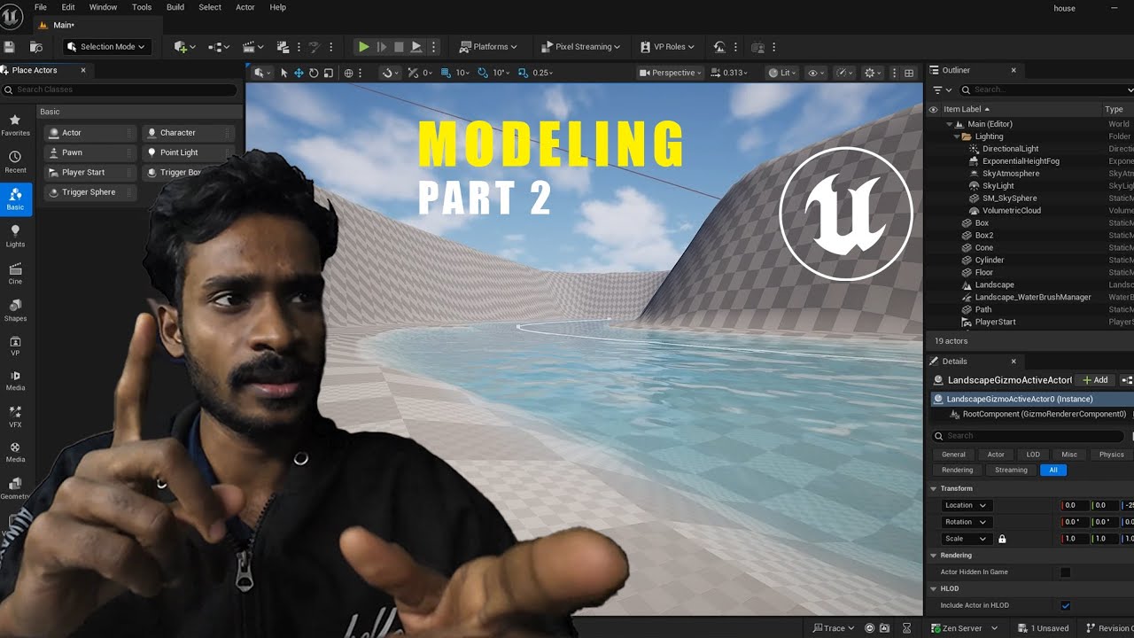 Unreal Engine Modeling | Beginner Tutorial Tamil | Part - 2 | Nigesh ...