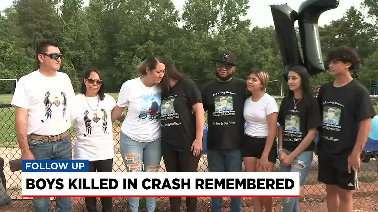 Vigil held for two boys killed in dirt bike crash - YouTube