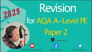 AQA A-Level PE Paper 2 2023 Revision