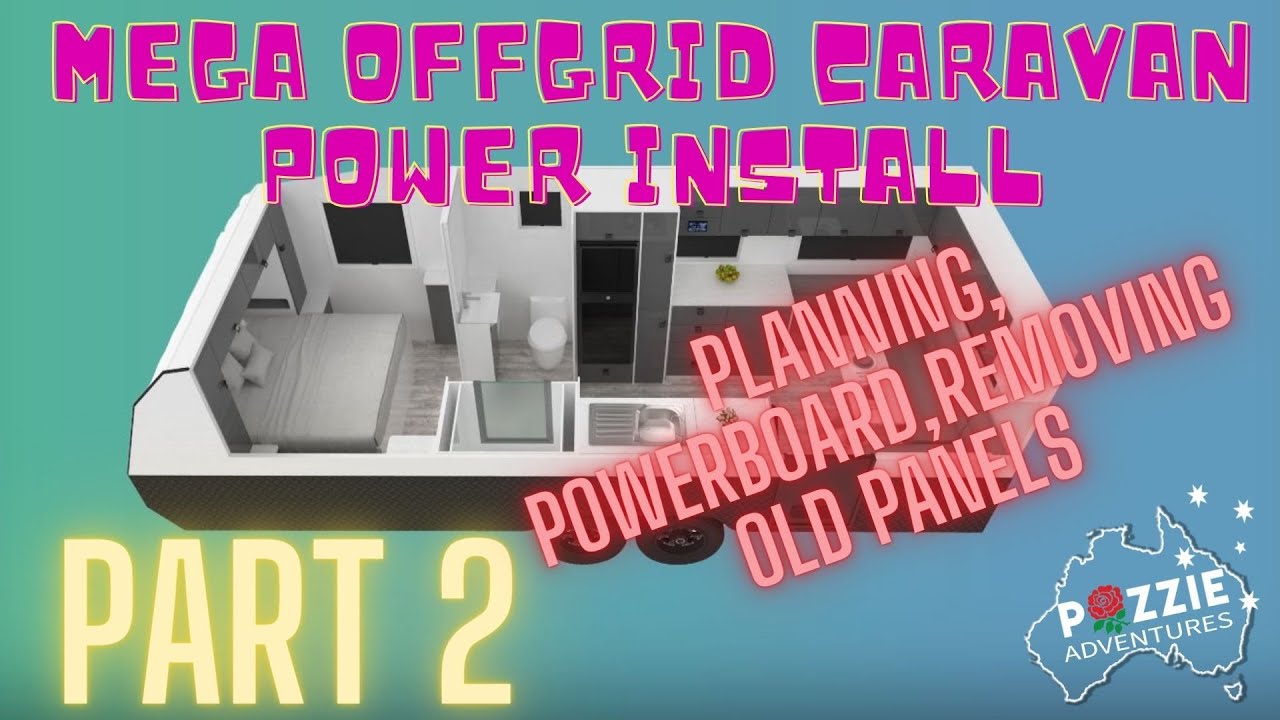 Ultimate caravan off grid power build Part 2 - YouTube