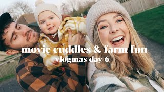 Christmas Movie Cuddles & Fun At The Farm | Vlogmas Day 6