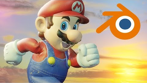 Mario Animation Test Blender 2.91 (2021)