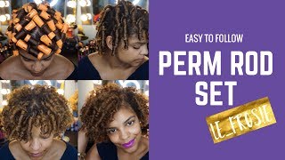 EASY TO FOLLOW | Orange Perm Rod Set | BILINGUAL