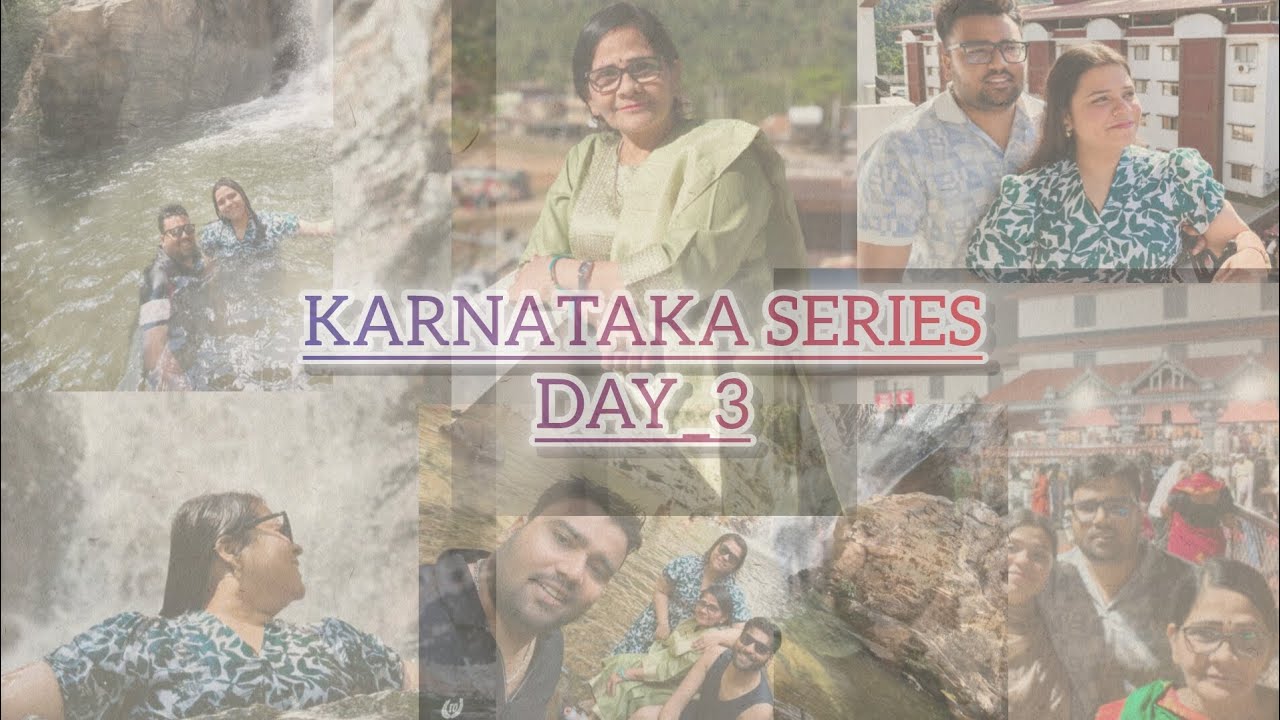 Day 3 in Karnataka 💚 | Waterfalls, Faith & Pure Peace 🌊🙏 | Kodige Falls & Dharmasthala. #travelvlog 