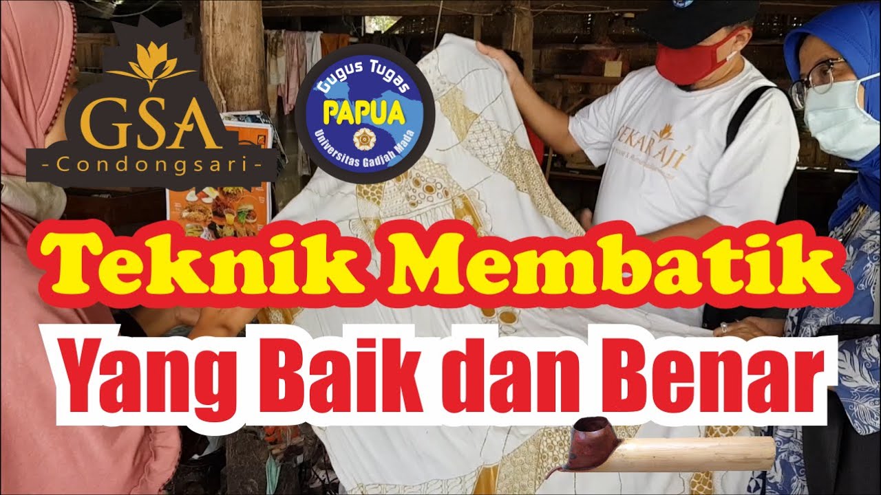 Teknik membatik yang baik dan benar YouTube