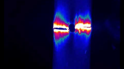 Tensile Testing of a Composite Materiel in Infrared