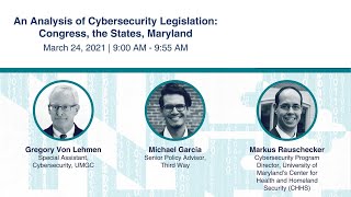 An Analysis of Cybersecurity Legislation: Congress, The States, Maryland screenshot 1