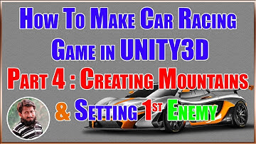3D - How to make Racing Game in Unity3D Part 4 || Hindi / Urdu