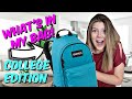 What&#39;s In My Backpack College Edition | Totally Taylor