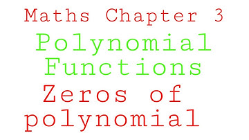 7. Polynomial functions | Rational root | conjugate theorem|