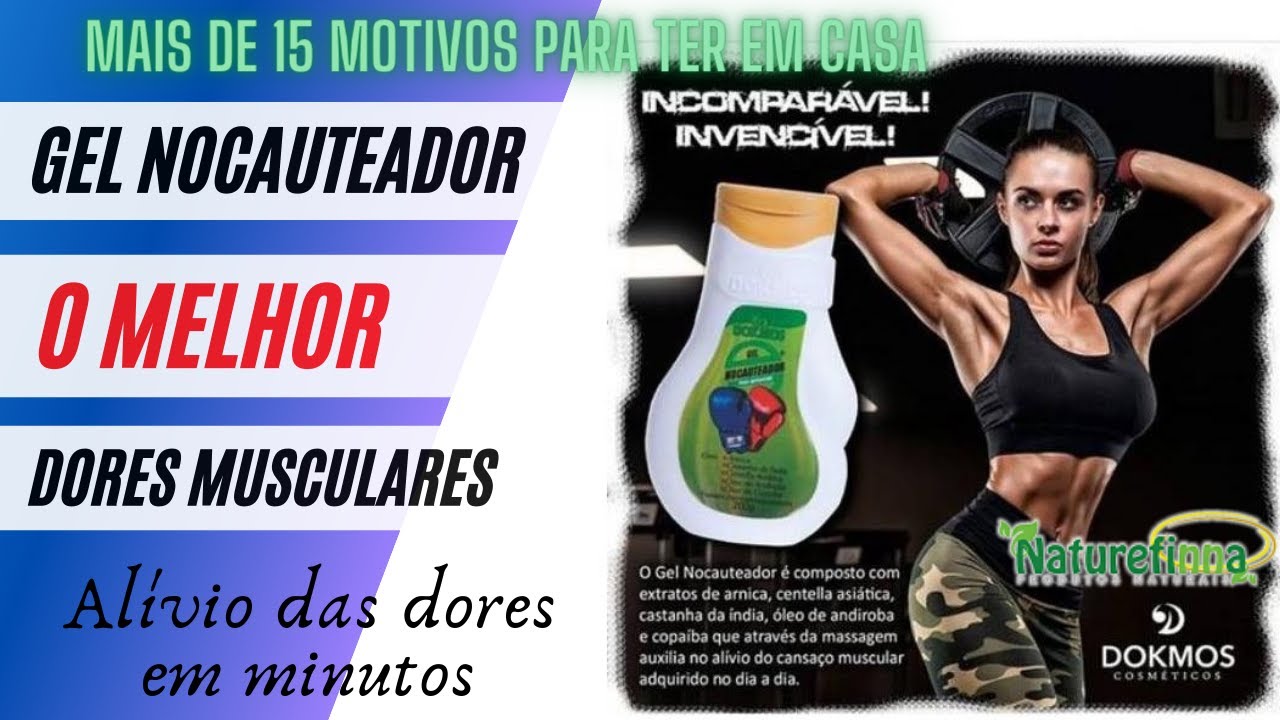Gel Nocauteador : Gel Massageador, alivio dor + 15 Motivos para Ter em Casa