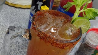 3er Aniversario,  Ceviche de camarón 🍤🥗 y michelada 🍺