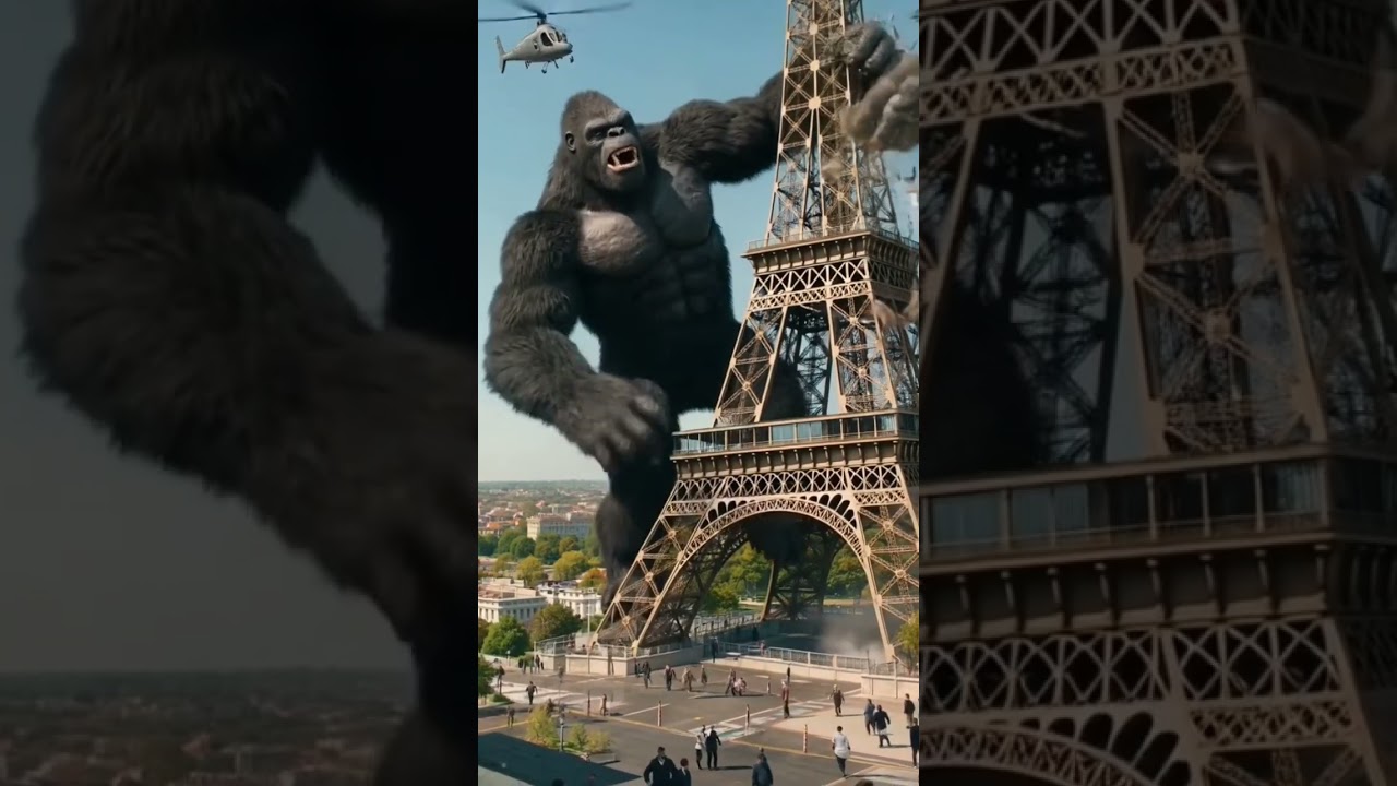 King Kong Destroys the Eiffel Tower 