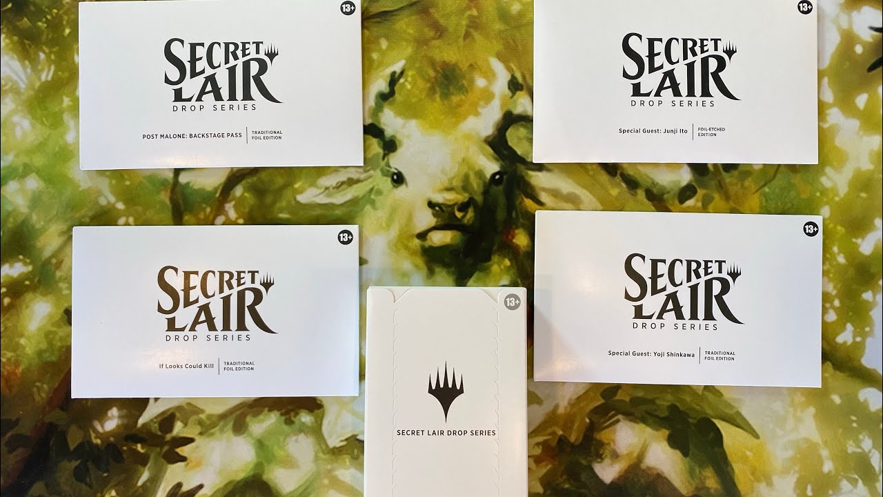 Secret lair October Superdrop 2022 opening! Featuring Post Malone