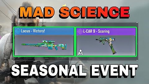 MAD SCIENCE | SEASONAL EVENT CODM