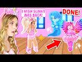 GENIE Gave Us *3 WISHES* So We Got SUNNY BACK In Adopt Me! (Roblox)