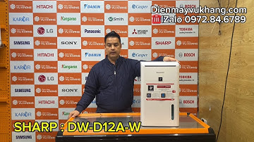Hướng dẫn sử dụng Máy Hút Ẩm Sharp 12 lít/ngày DW-D12A-W Có Ion-