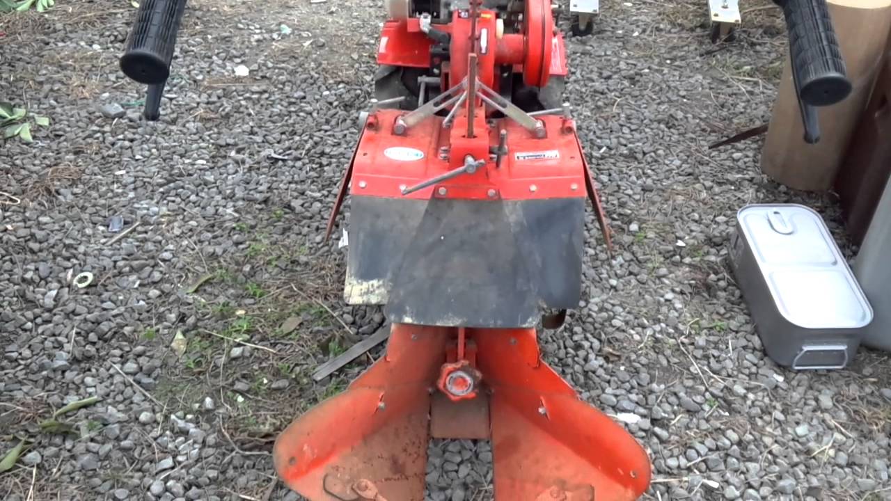 イセキ 管理機 KC44F 動作確認 - YouTube