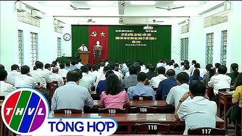 THVL | Khai giảng lớp bồi dưỡng cập nhật kiến thức cho cán bộ lãnh đạo, quản lý tỉnh Vĩnh Long