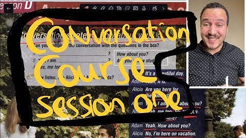 Conversation course session 1