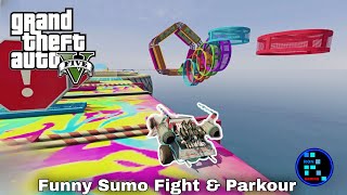 GTA V | Funny Sumo Remix & Fun Parkour