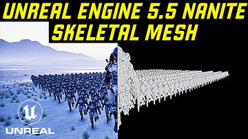 Unreal Engine 5.5 Nanite Skeletal Mesh