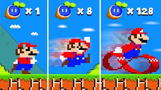 Super Mario Bros. But Every Seed Makes Mario FASTER!...
