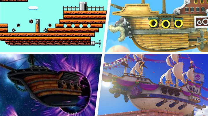 Evolution of Airships in Super Mario Games (1988 - 2019)