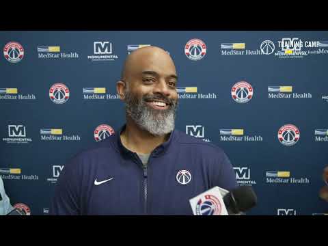 Media Availability: Wes Unseld Jr., Kyle Kuzma, and Tyus Jones 10/03/23