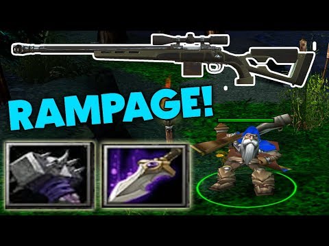 DOTA SNIPER RAMPAGE!!! (BLINK + BASH BEYOND GODLIKE)