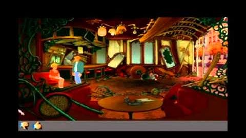 ScummVM on Wii - Broken Sword Gameplay