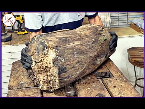Видео: Почему почти никто не использует эту породу древесины? Результат невероятный.