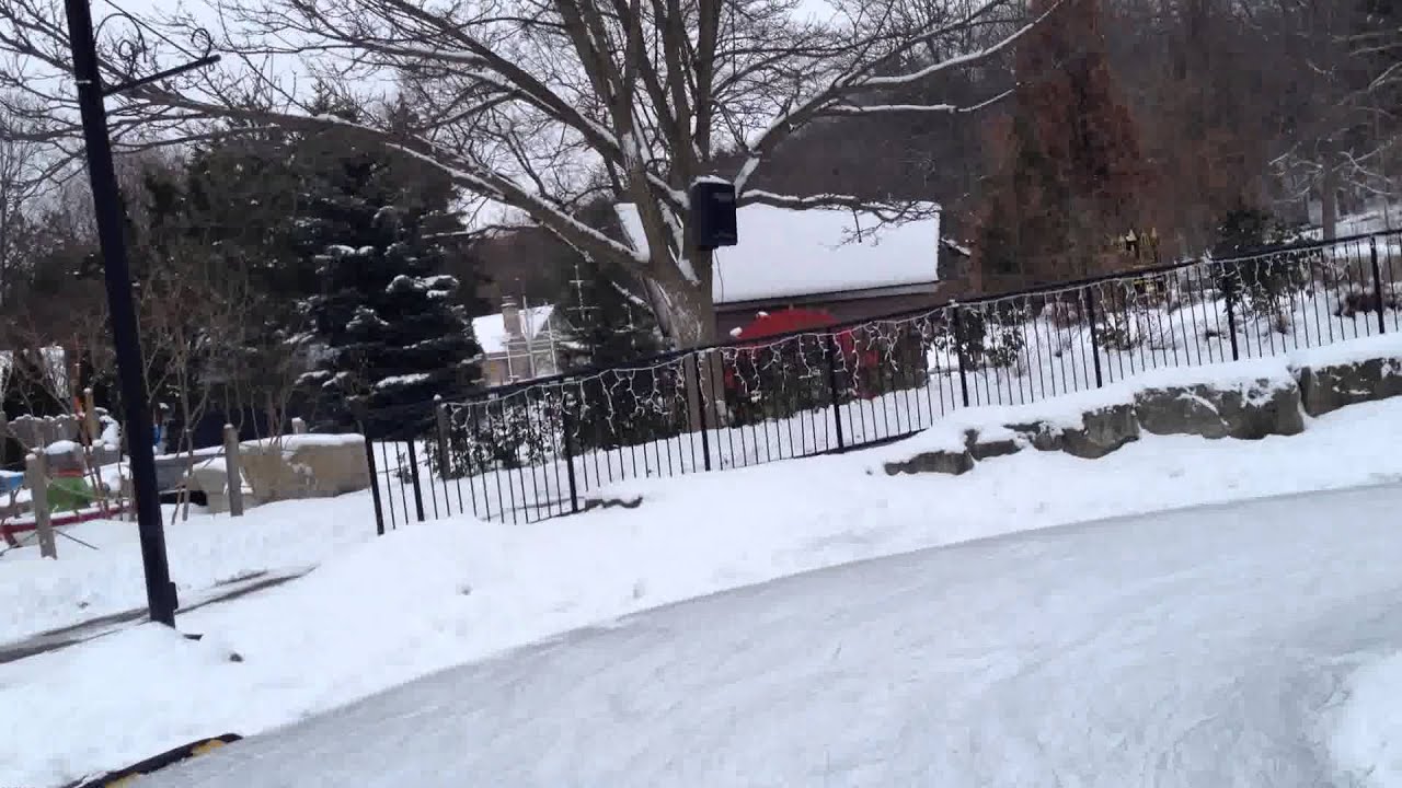 Skating Trails At Storybook Gardens In London Ontario Youtube