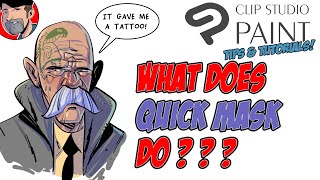 How to use QUICK MASK for better selections in CLIP STUDIO PAINT (PRO/EX) | TIPS/TUTORIAL