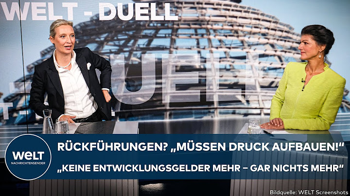 TV-DUELL: Rückführungen! "Müssen Druck aufbauen – keine Entwicklungsgelder mehr – gar nichts mehr"
