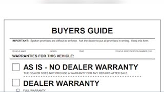 Call KENS: Beware buying vehicles 'AS IS'