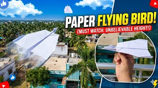 how to make notebook bird (flying) flapping new bird plane || itna easy plane wow kaise banaye dekho