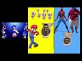 skibidi toilet, cameraman, mario, spider-man and other skibidi yes tes dance