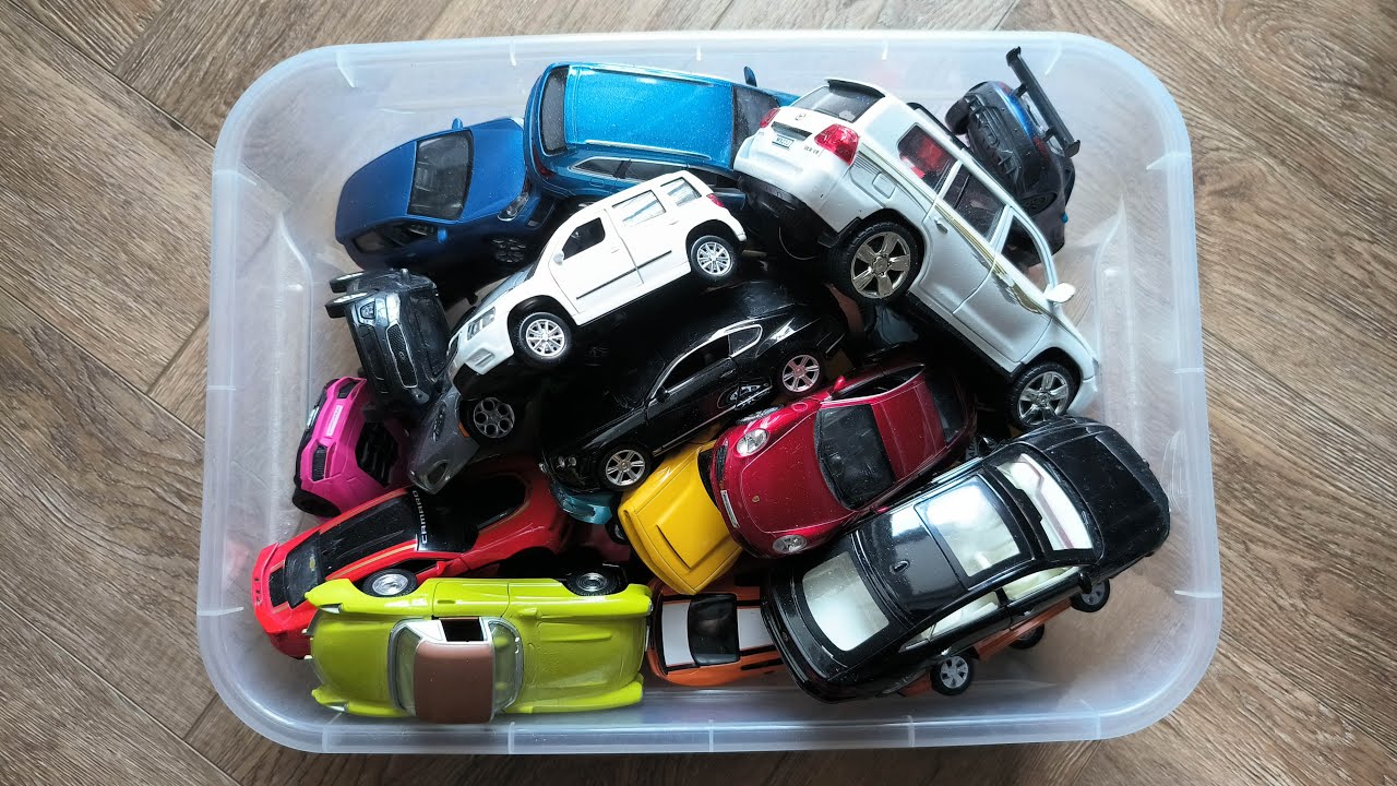 Random Box Filled With Random Cars From Random Car Brands