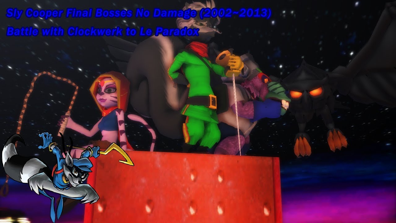 Sly Cooper Final Bosses No Damage (2002~2013) - YouTube