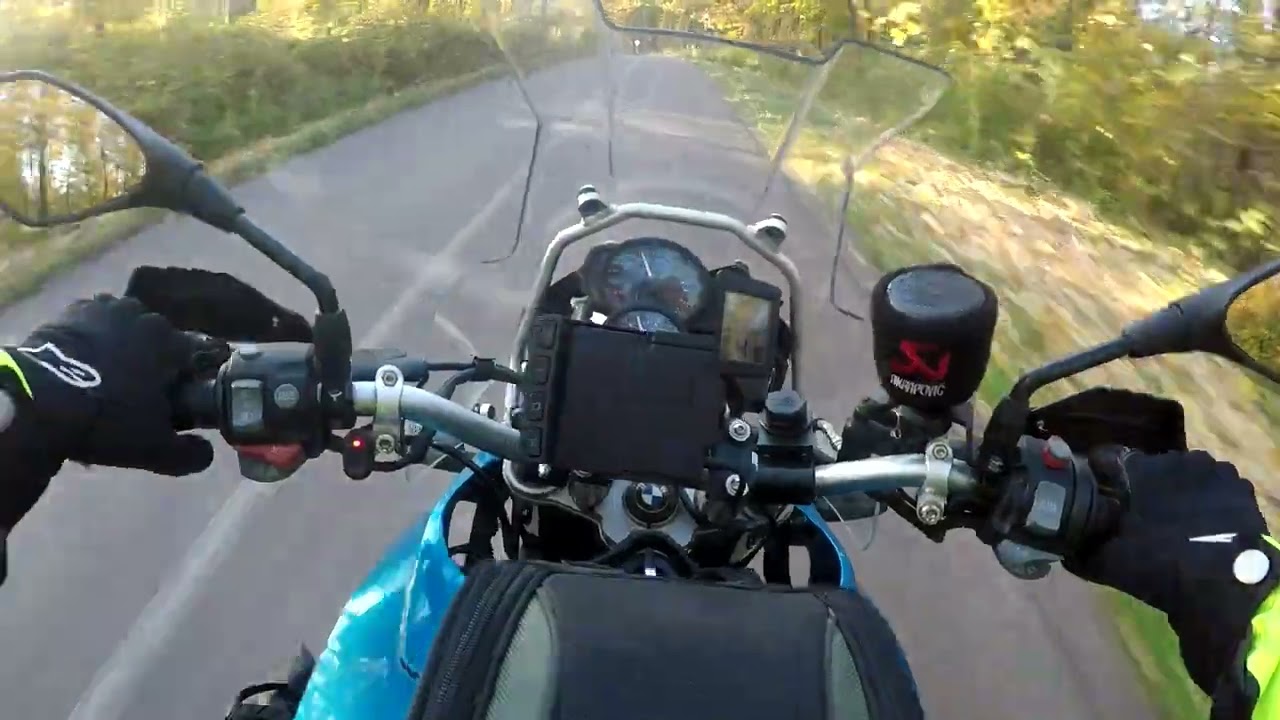 BMW F650GS twin autumn ride