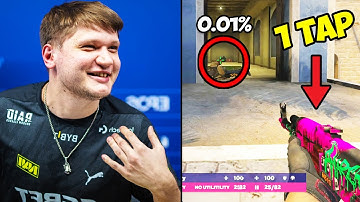 S1MPLE DOES NOT MISS ON LAN! 0.001% CHANCE JUMPING 1 TAP! CS:GO Twitch Clips