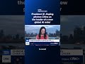 President Xi Jinping pitches China as the leader of a new global AI order